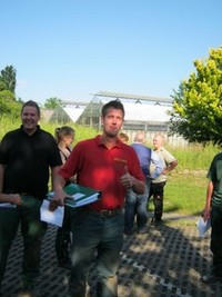 Unser Auszubildender nach bestandener Abschlussprüfung